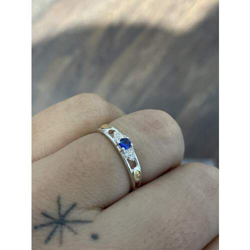 Anel de Formatura em Prata 925 - Administrao - Redondo