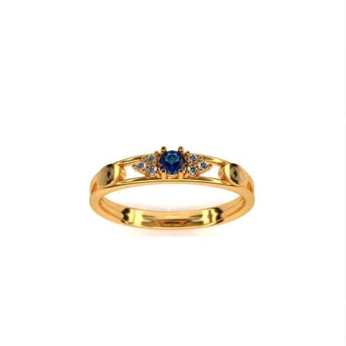 Anel de Formatura em Ouro 18k - Administrao - Redondo