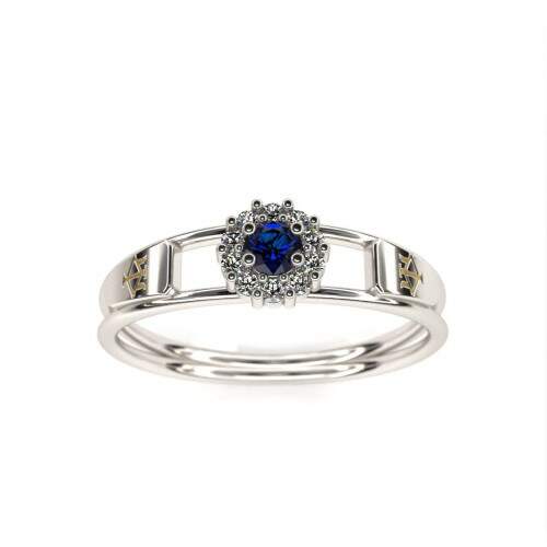 Anel de Formatura em Prata 925 - Recursos Humanos - Aurora