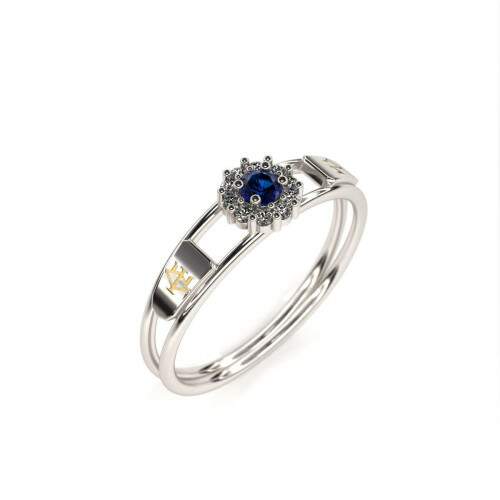 Anel de Formatura em Prata 925 - Recursos Humanos - Aurora