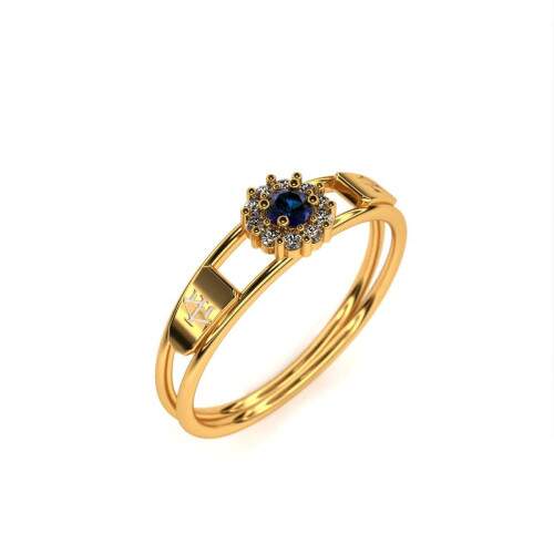 Anel de Formatura em Ouro 18k - Recursos Humanos - Aurora