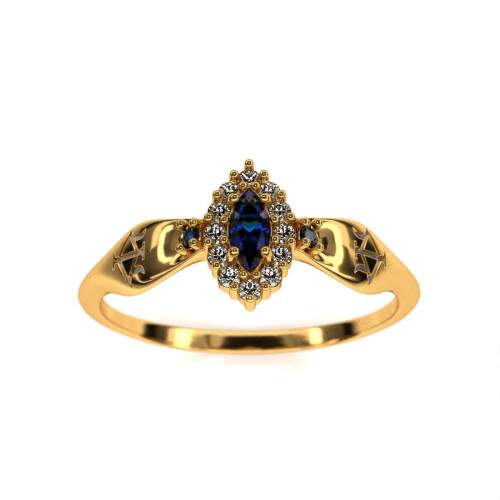 Anel de Formatura em Ouro 18k - Recursos Humanos - Triunfo