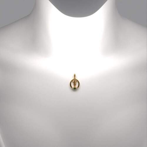 Pingente de Formatura em Ouro 18k - Fisioterapia