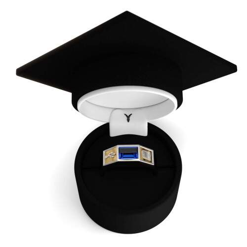Anel de Formatura em Prata 925 - Tecnologia da Informao - Atlas