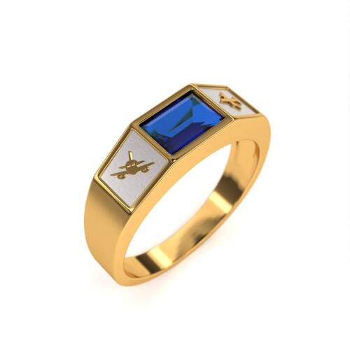 Anel de Formatura em Ouro 18k - Cincias Aeronuticas - Atlas