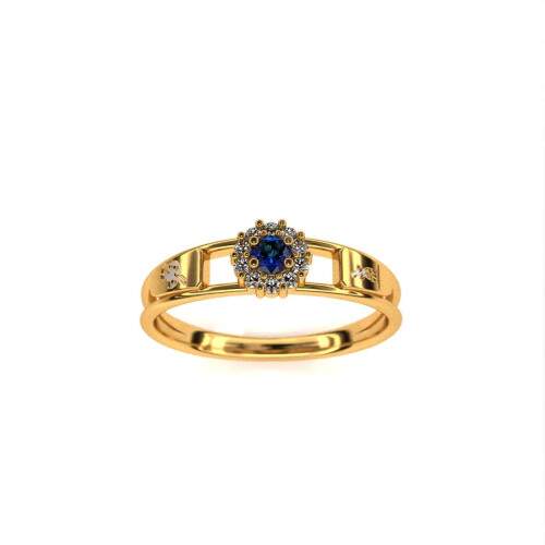 Anel de Formatura em Ouro 18k - Artes Plsticas - Aurora