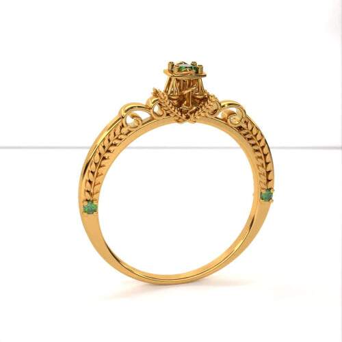 Anel de Formatura em Ouro 18k - Nutrio - Vitria