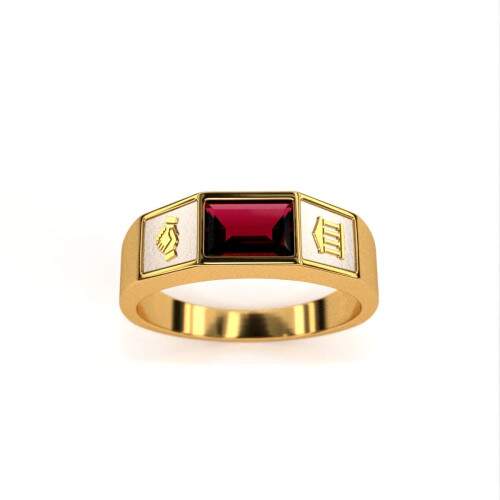 Anel de Formatura em Ouro 18k - Cincias Polticas - Atlas