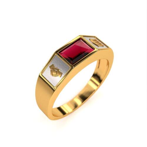 Anel de Formatura em Ouro 18k - Cincias Polticas - Atlas