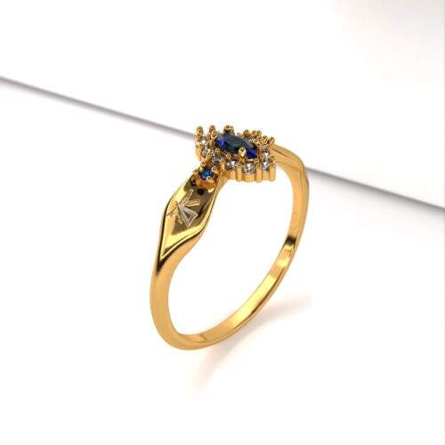 Anel de Formatura em Ouro 18k - Engenharia Civil - Triunfo