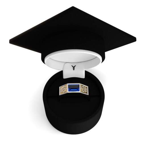 Anel de Formatura em Prata 925 - Fonoaudiologia - Atlas