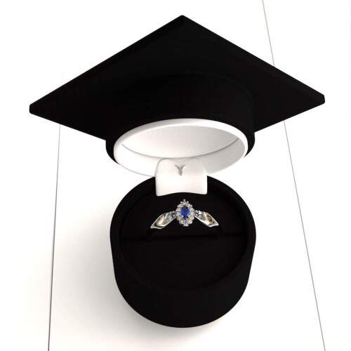 Anel de Formatura em Prata 925 - Engenharia Eltrica - Triunfo