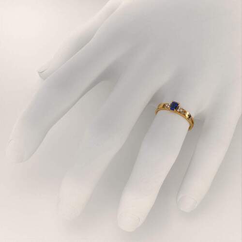 Anel de Formatura em Ouro 18k - Gesto Ambiental - Octogonal