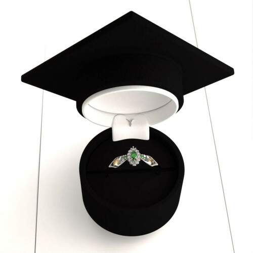 Anel de Formatura em Prata 925 - Zootecnia - Triunfo