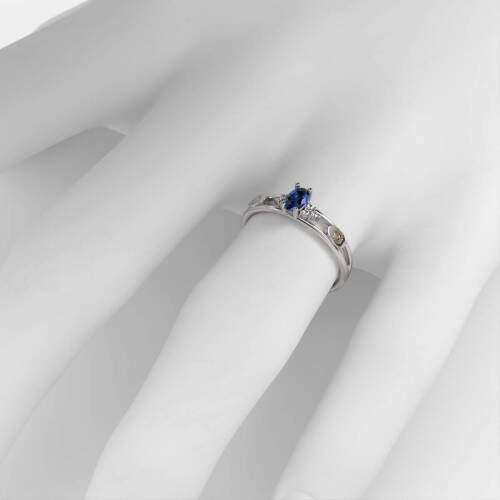 Anel de Formatura em Prata 925 - Engenharia Florestal - Oval