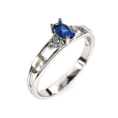 Anel de Formatura em Prata 925 - Fsica - Oval
