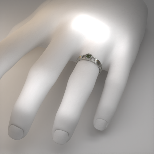 Anel de Formatura em Prata 925 - Prtese Dentria - Aurora