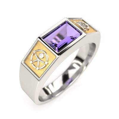 Anel de Formatura em Prata 925 - Educao Especial - Atlas