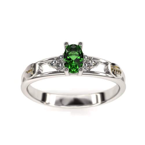 Anel de Formatura em Prata 925 - Quiropraxia - Oval