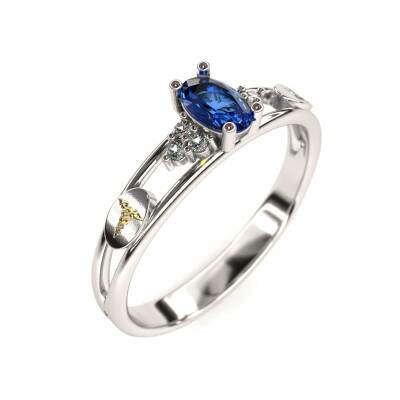 Anel de Formatura em Prata 925 - Secretariado - Oval