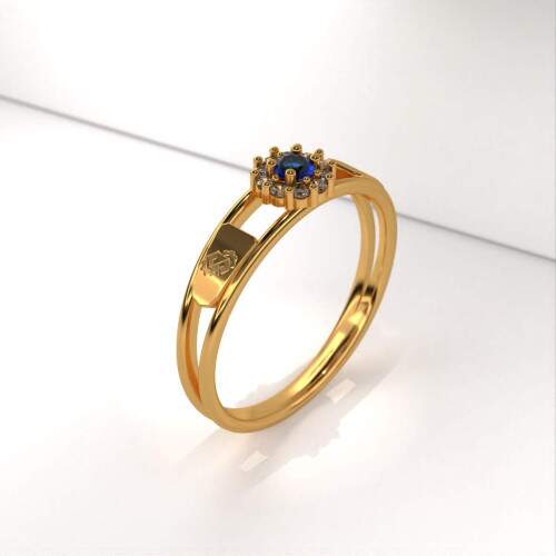 Anel de Formatura em Ouro 18k - Processos Gerenciais - Aurora