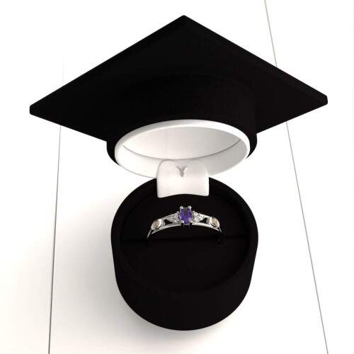 Anel de Formatura em Prata 925 - Sociologia - Oval