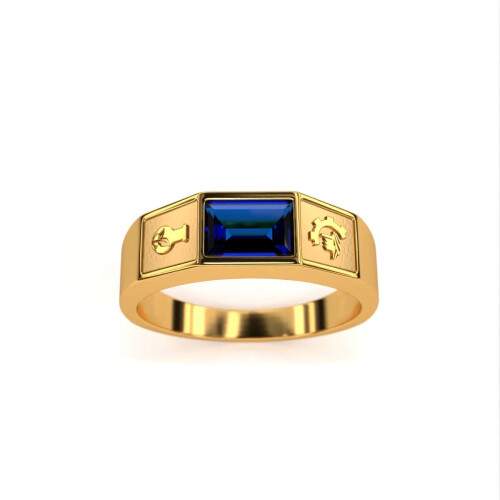 Anel de Formatura em Ouro 18k - Qumica Agroindustrial - Atlas