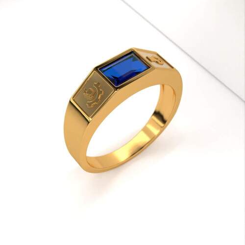 Anel de Formatura em Ouro 18k - Qumica Agroindustrial - Atlas