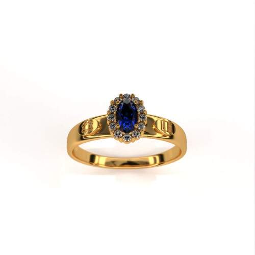 Anel de Formatura em Ouro 18k - Cincia da Computao - Bella