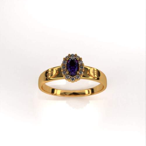 Anel de Formatura em Ouro 18k - Letras