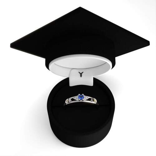 Anel de Formatura em Prata 925 - Artes Plsticas - Redondo
