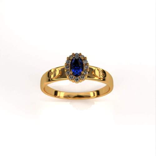Anel de Formatura em Ouro 18k - Artes Plsticas - Bella