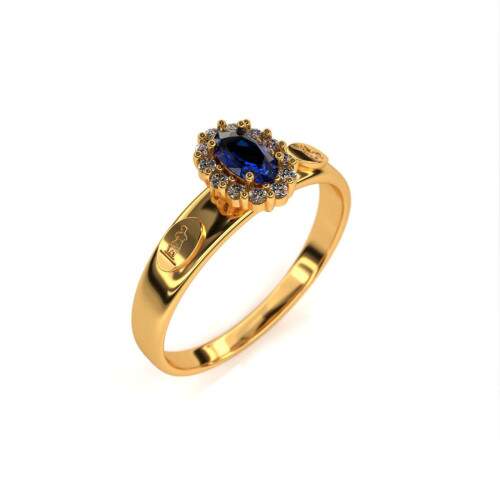 Anel de Formatura em Ouro 18k - Artes Plsticas - Bella
