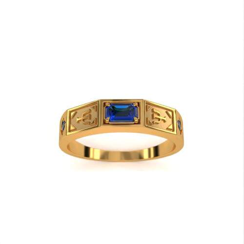 Anel de Formatura em Ouro 18k - Psicologia - Vega