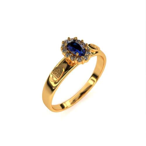 Anel de Formatura em Ouro 18k - Engenharia Qumica - Bella