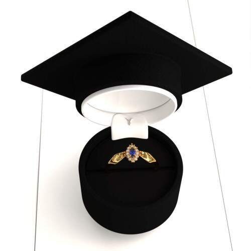 Anel de Formatura em Ouro 18k - Qumica Ambiental - Triunfo