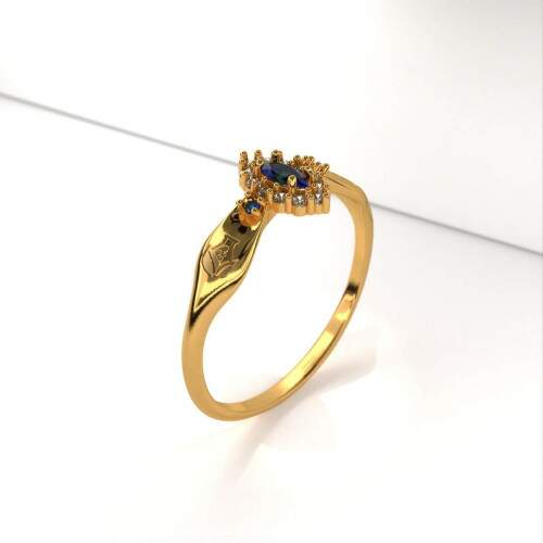 Anel de Formatura em Ouro 18k - Qumica Ambiental - Triunfo