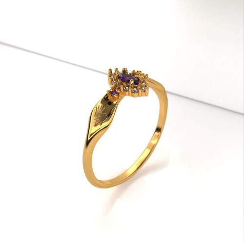 Anel de Formatura em Ouro 18k - Libras - Triunfo