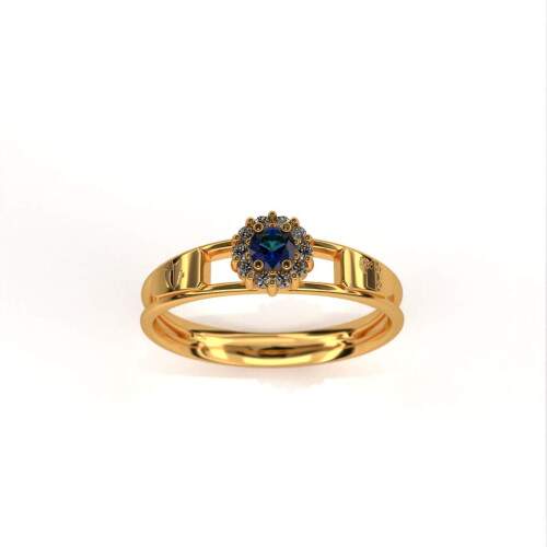 Anel de Formatura em Ouro 18k - Logstica - Aurora