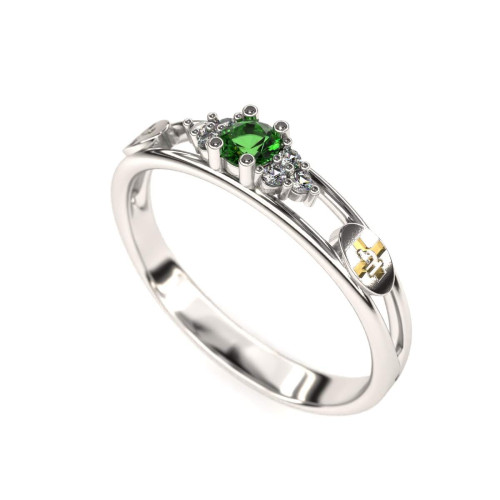 Anel de Formatura em Prata 925 - Biomedicina - Redondo