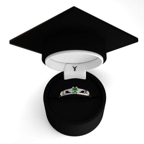 Anel de Formatura em Prata 925 - Biomedicina - Redondo