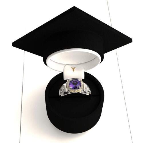 Anel de Formatura em Prata 925 - Teologia - Mimir