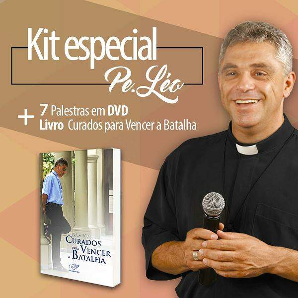 KIT ESPECIAL PADRE LÉO (7 PALESTRAS + LIVRO) KIT ESPECIAL PADRE LÉO (7 PALESTRAS + LIVRO)