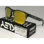 Frogskins Lite Splatter Crystal Black / 24k Iridium Edicao Limitada Splattermetallic Collection OO9374-3063