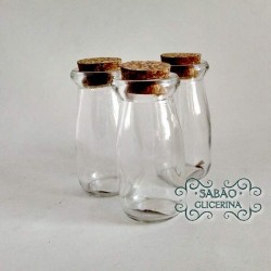 Pote de Vidro Iogurt com Rolha  38mm  - 120ml