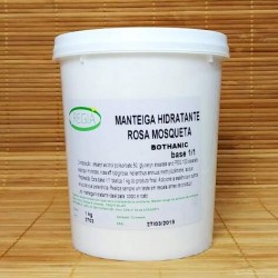 Base Vegetal Manteiga Hidratante Rosa Mosqueta 1:1 Regia Bothanic- 1Kg