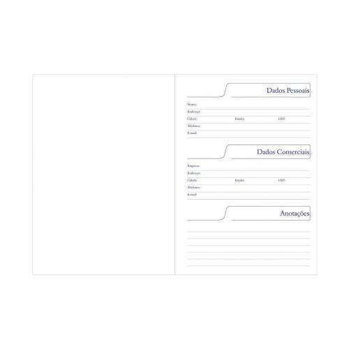 Caderno Pequeno Permanente 100 Folhas com Capa Pet para Sublimao - 14x20cm