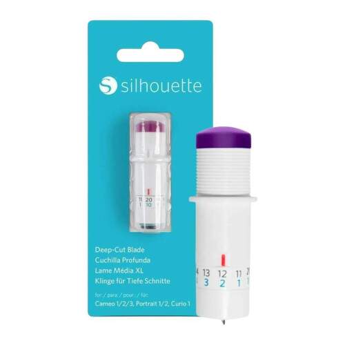 Lmina de Corte Profundo Tipo A para Silhouette Cameo 3/4/5/Pro, Portrait 3/4 e Curio 2
