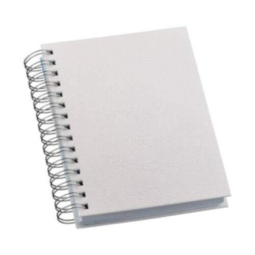 Agenda Permanente 190 Folhas com Capa Pet para Sublimao - 14,5x20cm