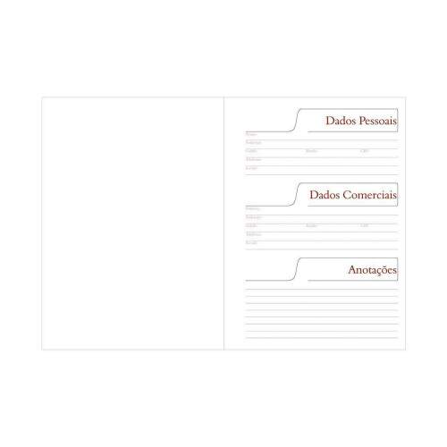 Agenda Permanente 190 Folhas com Capa Pet para Sublimao - 14,5x20cm